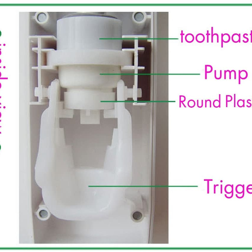 Buy 1 Set Get 1 Set Free Avail 2 Toothpaste Dispenser & 2 Toothbrush Holder Super Premium Quality