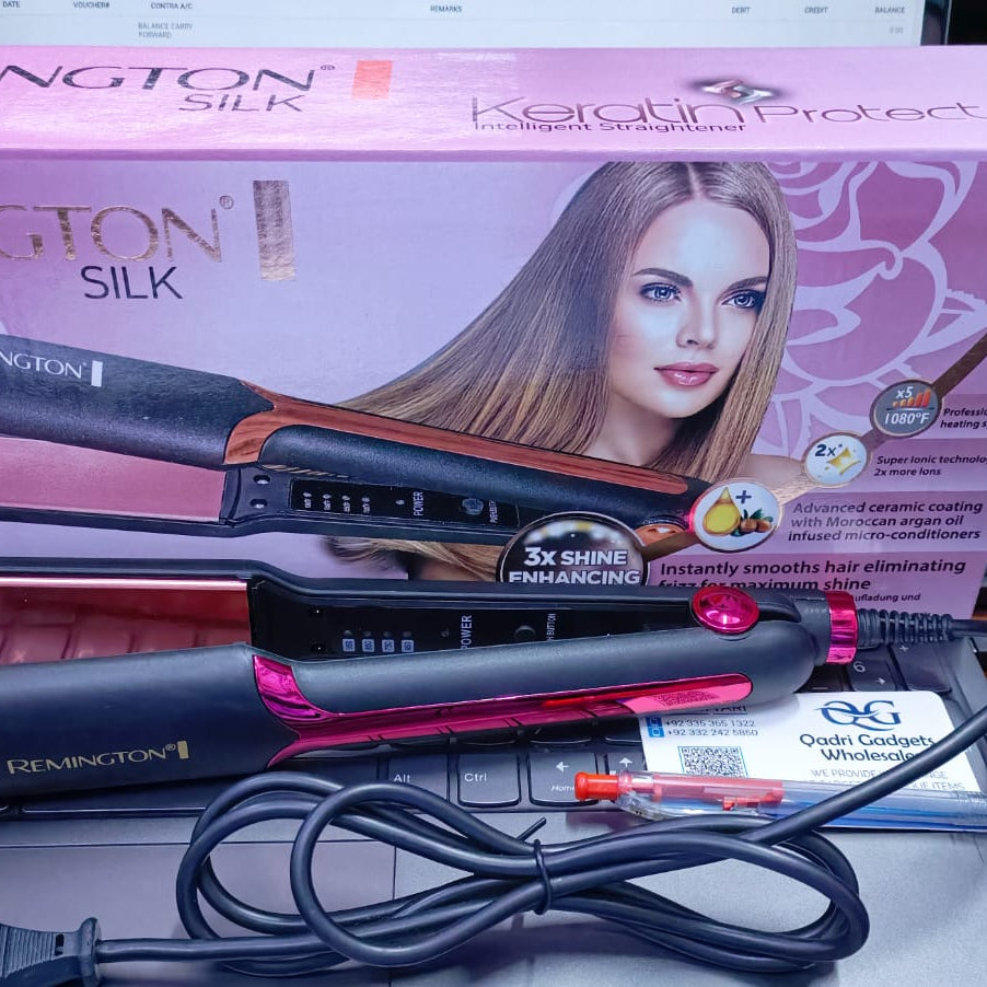 Imported REMINGTON Keratin Protect Hair Straightener