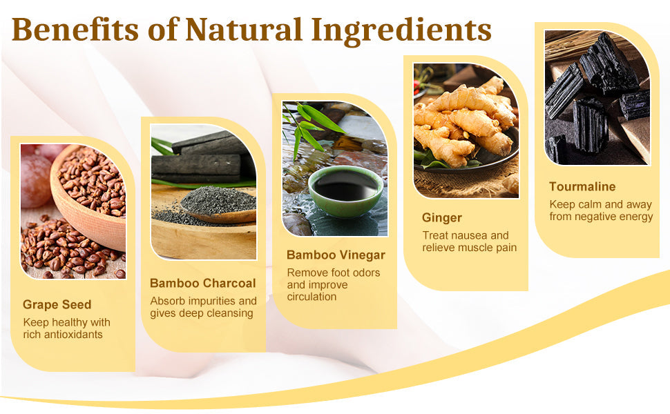 Pack of 10 Cleansing Detox Foot Pads Toxins Stress Relief , Pain Free Foot Pads