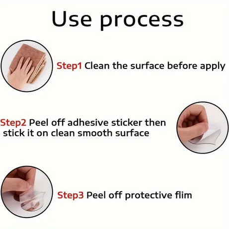 3D Stereoscopic Love Acrylic Mirror Heart Wall Stickers Decals Set for Home Decoration