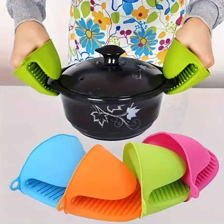 Heat-Resistant Silicone Pot Holder Pair