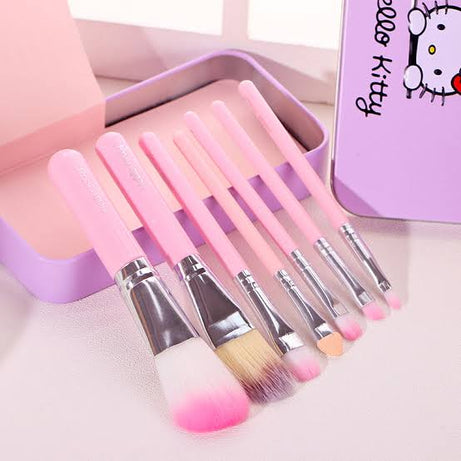 Mega Sale Offer - Imported Premium Quality Full Professional 7 Pcs Make Up Brush Set with Complete kit in Just Rs 599