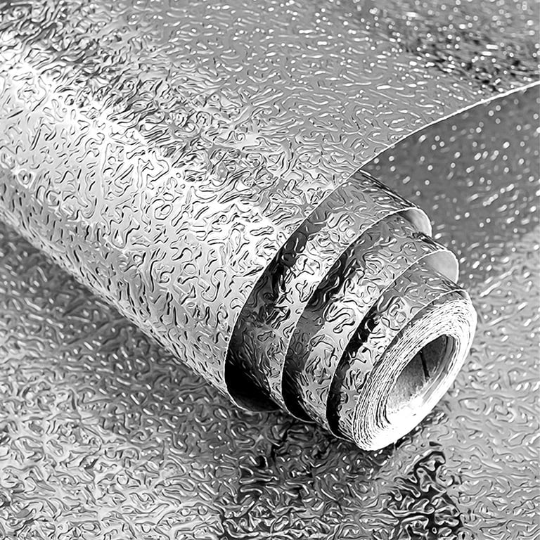 40x200cm Aluminium Foil Sticker Silver