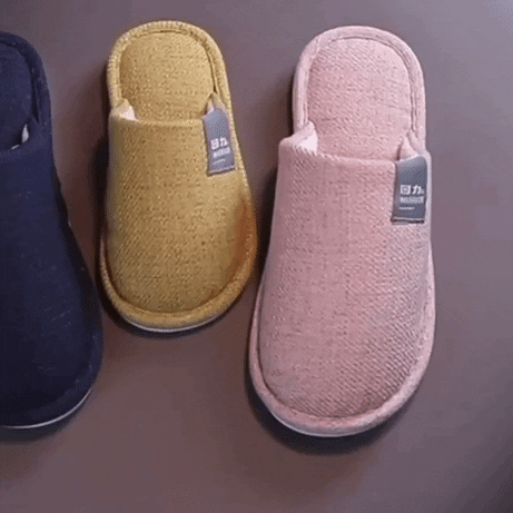 High Quality Winter Home Cotton Slippers Men Women Indoor Slippers Hospitality Footwear Home Guest Indoor Men Slippers