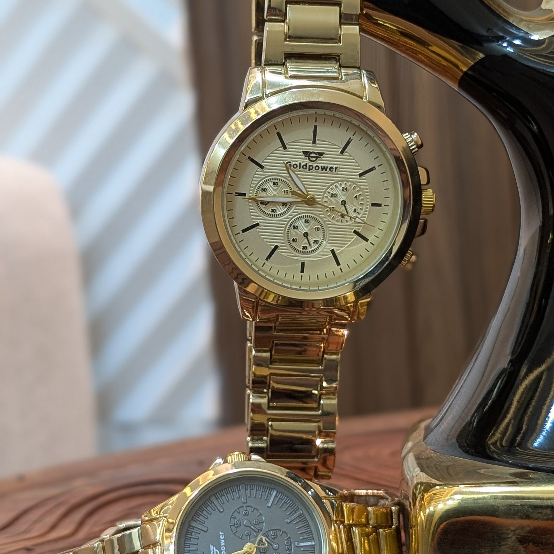 Gold TimeBond Couple Watches