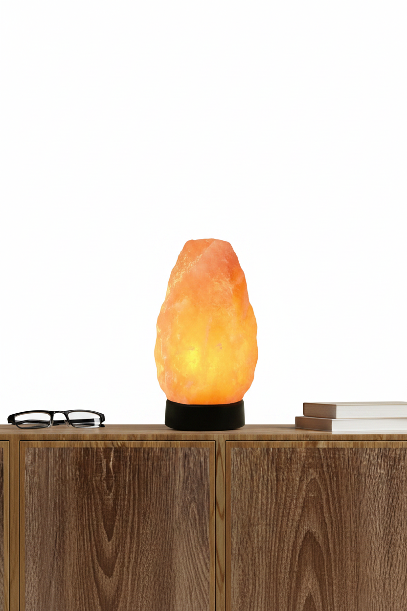 Natural Himalayan Salt Lamp USB Powered Air Purifier Healing Night Light for Relaxation and Home Decor