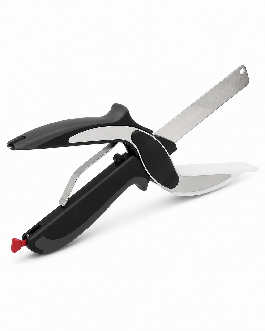 2in1 Clever Cutting Knife in Stainless Steel
