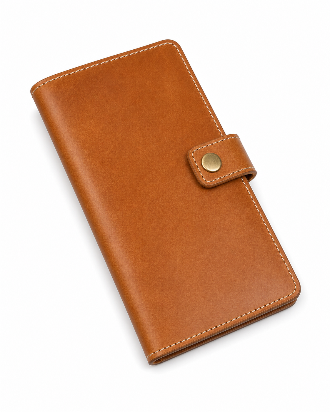 Long Wallet with Mobile & Passport Holder in Buffalo Leather High Premium Quality