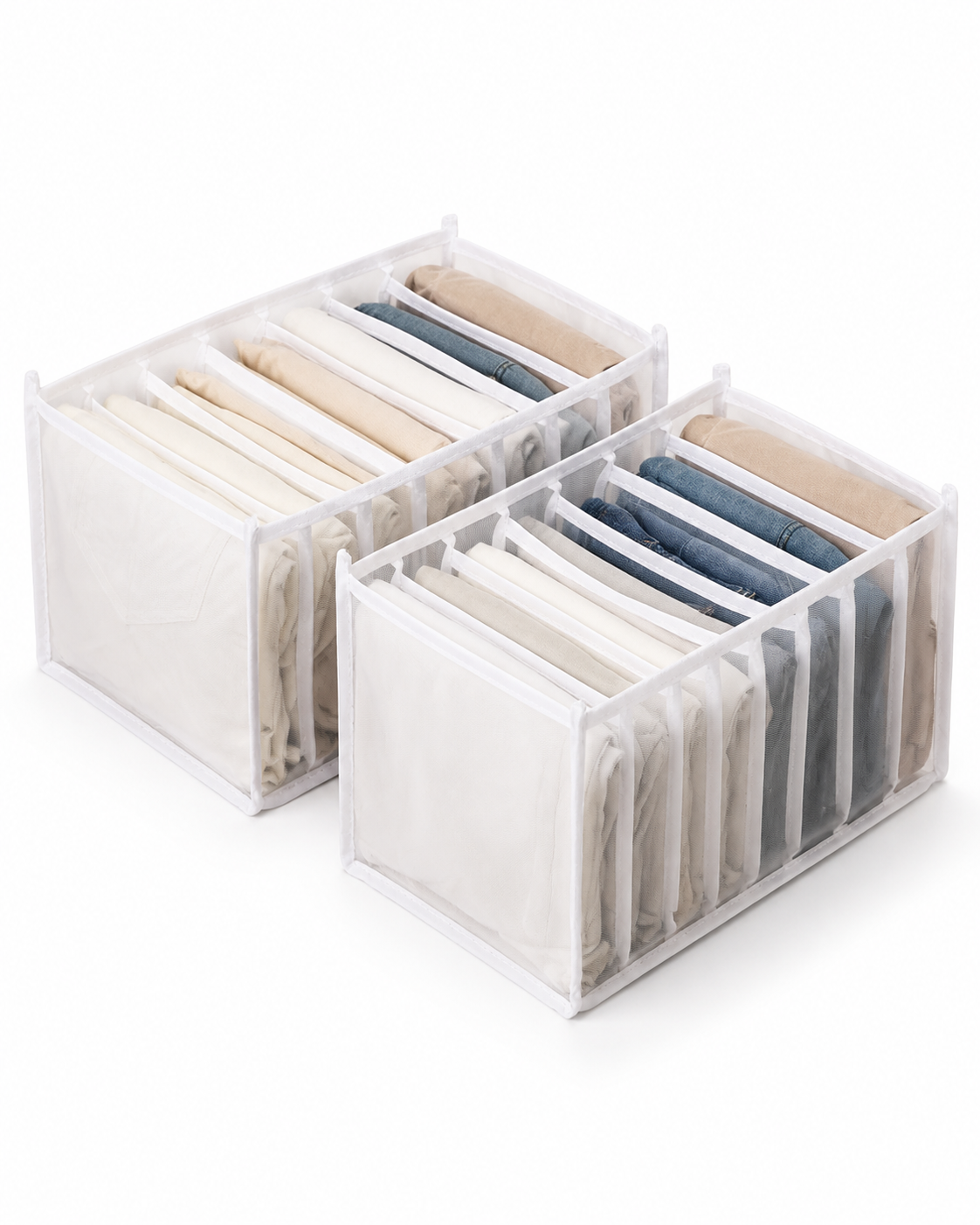 Buy 1 Get 1 Free Offer Jeans & Garments Storage Organizer Foldable Bags