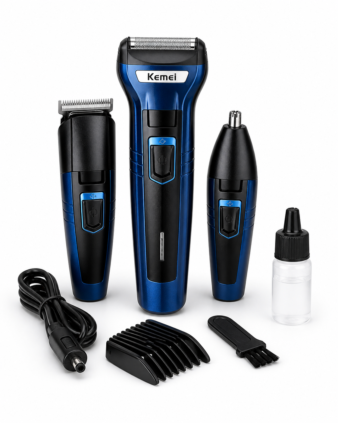 kemei 3 in 1 Multi Functional Trimmer Rechargeable Shaver