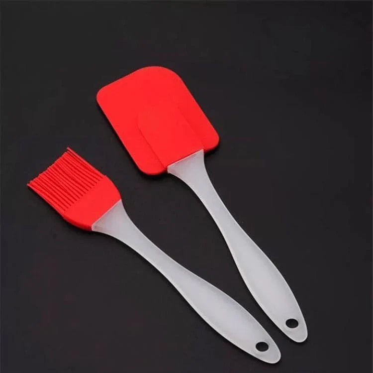 Pack of 2 – Spatula & BBQ Oil Brush (17cm)
