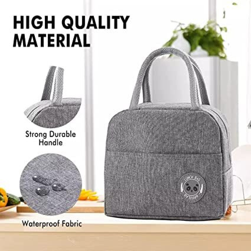Portable Universal Fit Water Resistant Thermal Insulated Oxford Fabric Lunch Bag Tote with Thickened Design for Outdoor Use