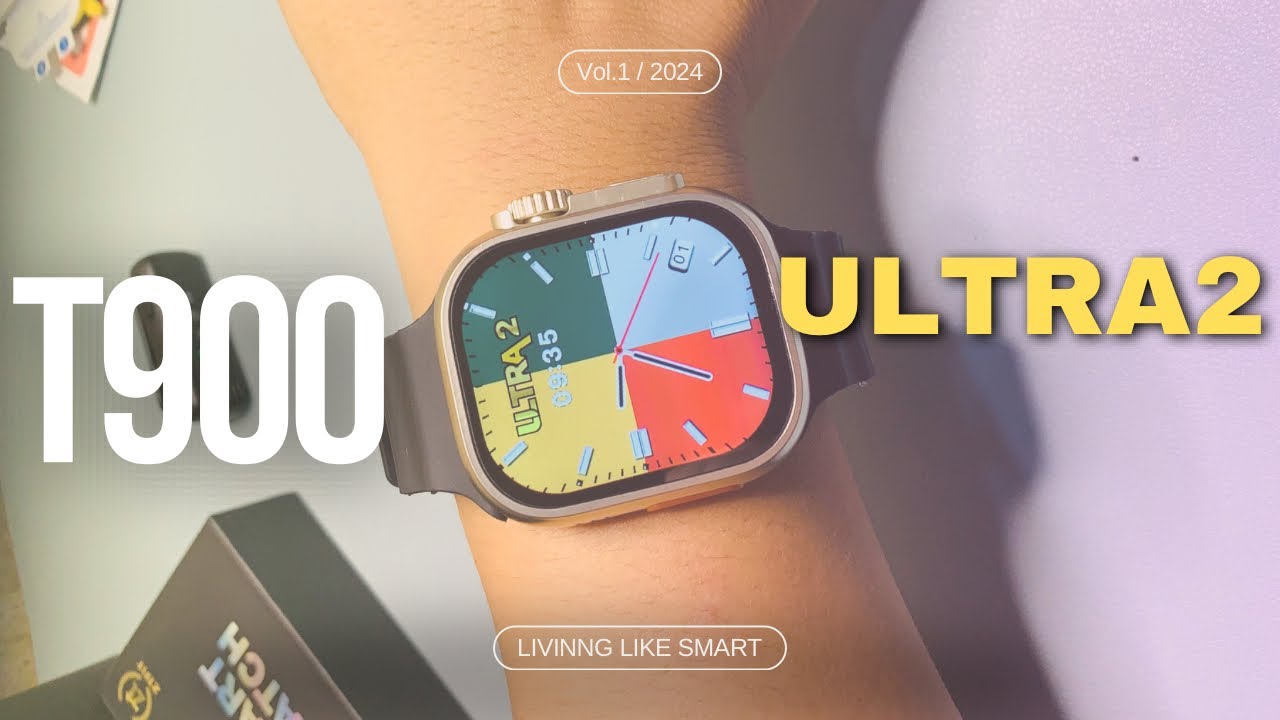 T900 Ultra2 Upgraded Model Smart Watch with Charger 2.20 Infinite Display 49mm For Men and Women