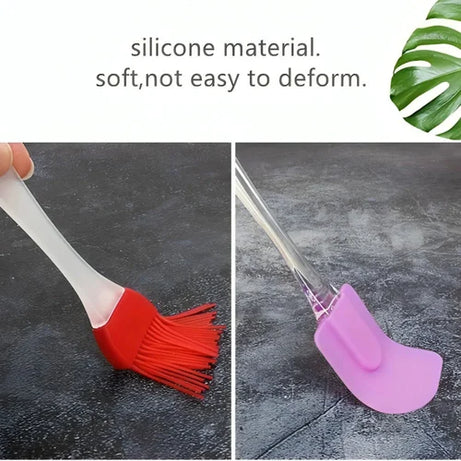 Pack of 2 – Spatula & BBQ Oil Brush (17cm)