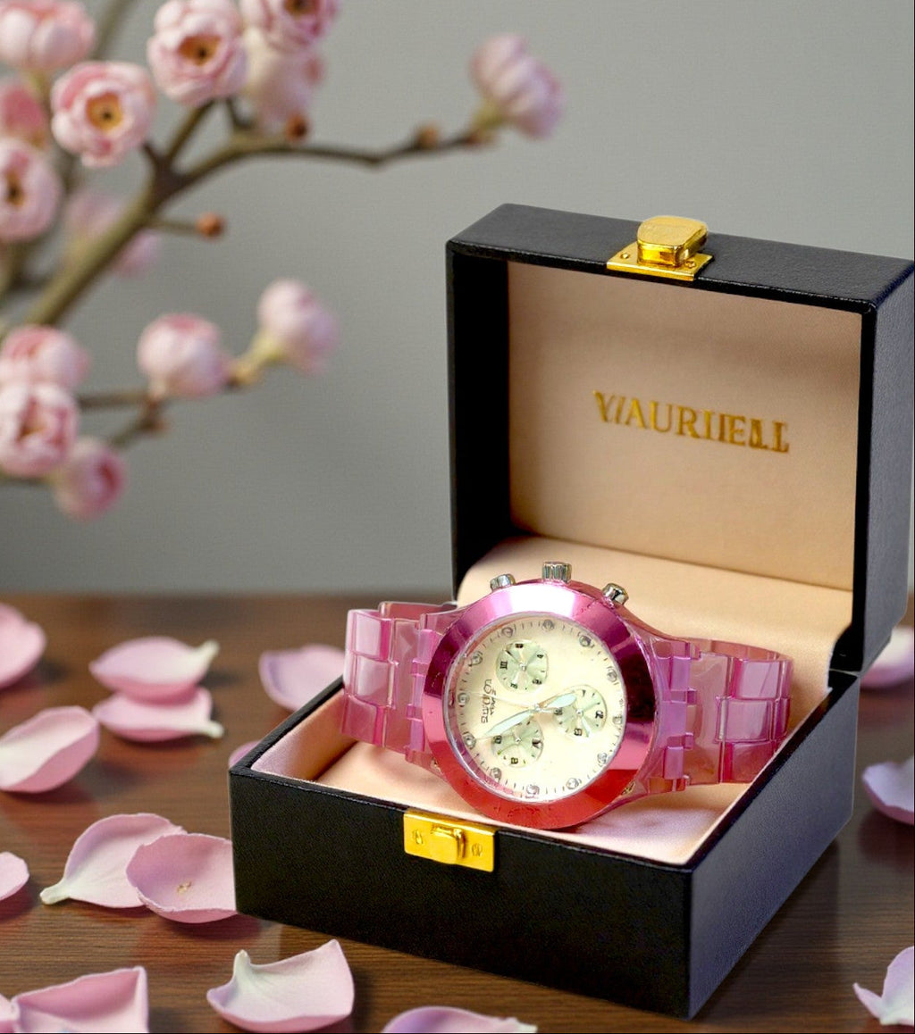 CrystalClear Acrylic Watch – Premium Unisex Edition