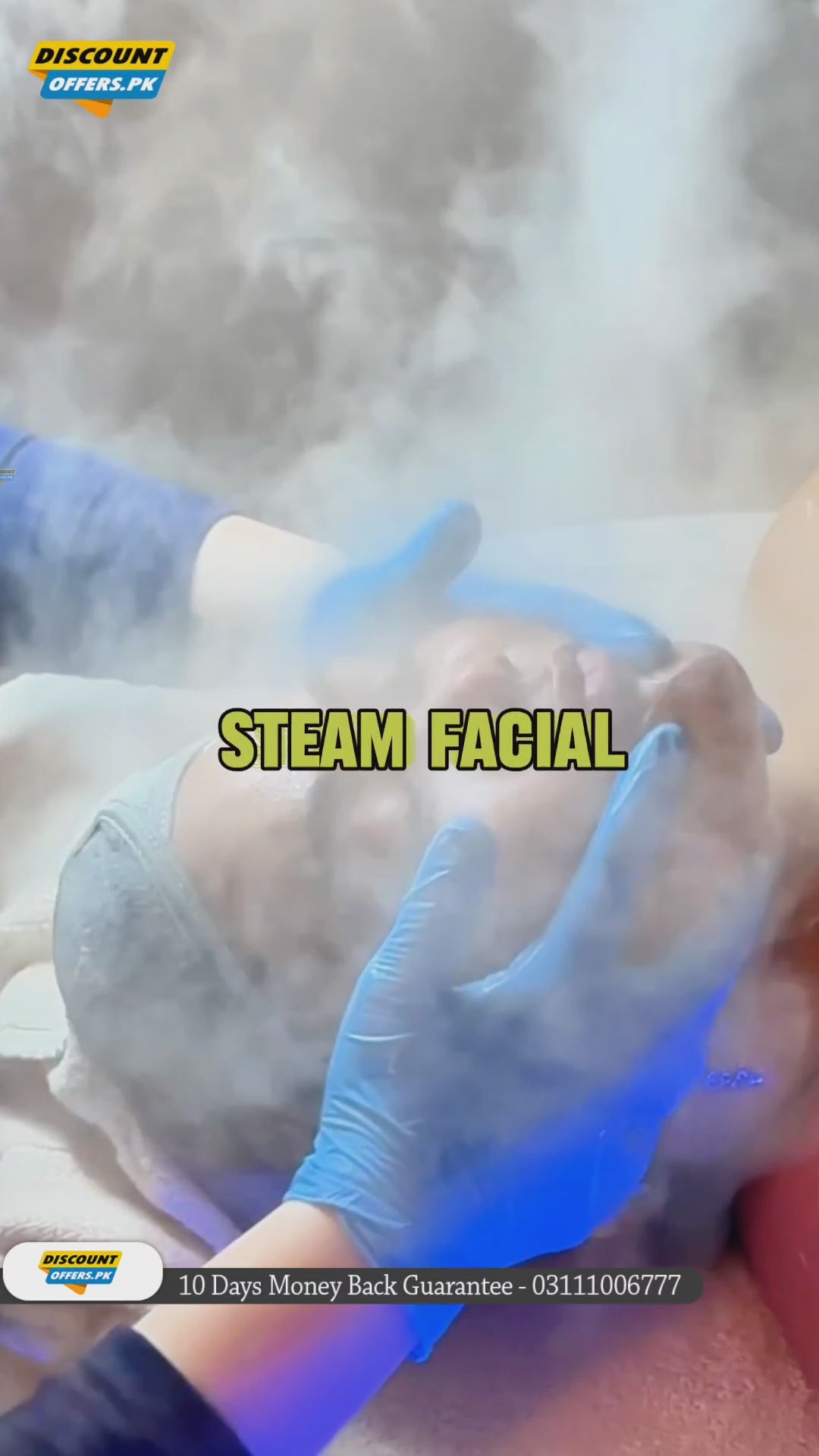 2in1 Imported Steam Facial Steamer and Inhaler for Nasal Blockage Relaxation and Improves Skin Clarity and Tone
