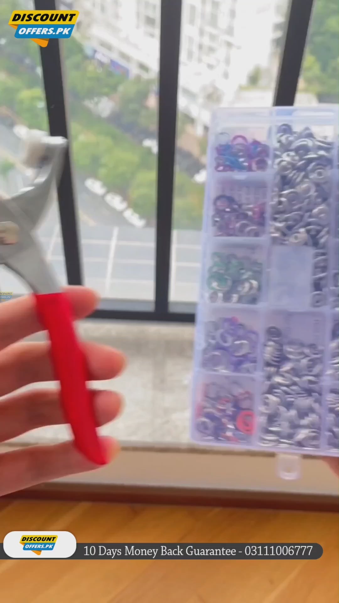 Full Body Metal Snap Button Set with Hand Pressure Plier Button Press Tool Rs 999