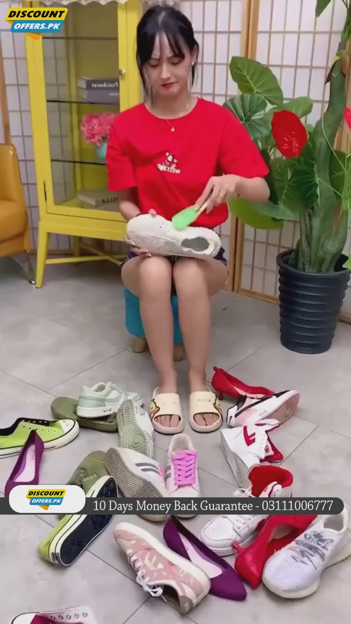 (Pack of 2) Disposable Shoe Cleaning Wet Wipes For Quick Shine