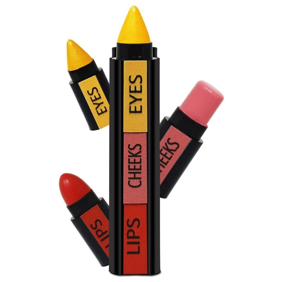 Buy 1 Get 1 Free HUDA BB Professional 3in1 Eyes Cheeks Lips (Lipsticks)