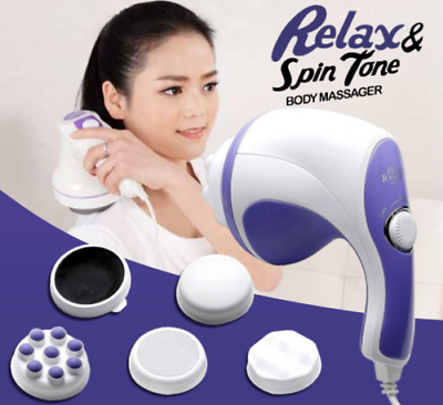 Electric Relax and Spin Tone Handheld Full Body Massager For Men and Women Use
