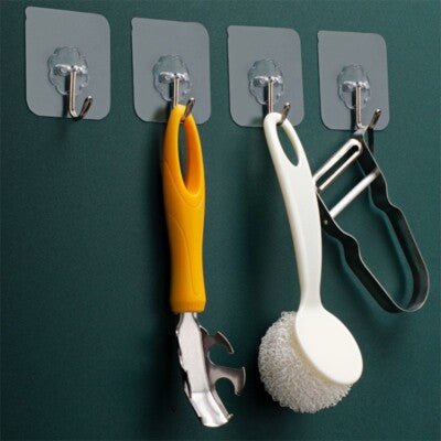 Self Adhesive Door Wall Hangers Hooks (5Pcs)