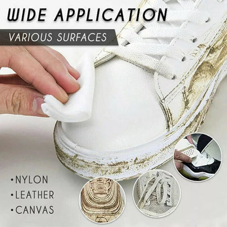 (Pack of 2) Disposable Shoe Cleaning Wet Wipes For Quick Shine