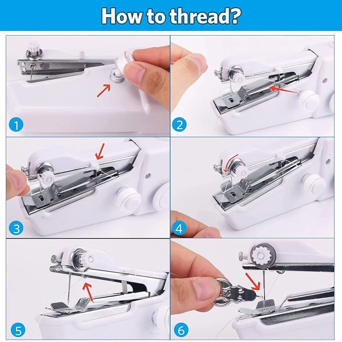 Handy Stitch Hand Held Portable Sewing Machine