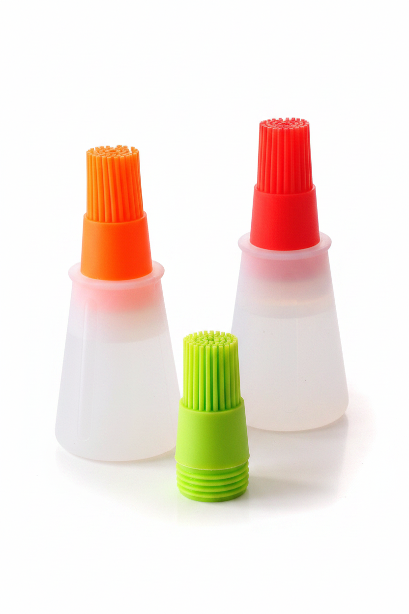 Silicone Brush Oil Bottle