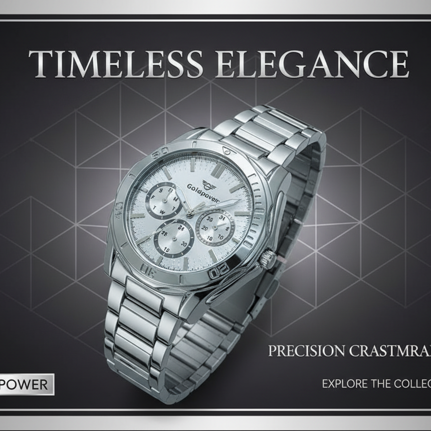 Aurora Silver – Men’s Edition Watch