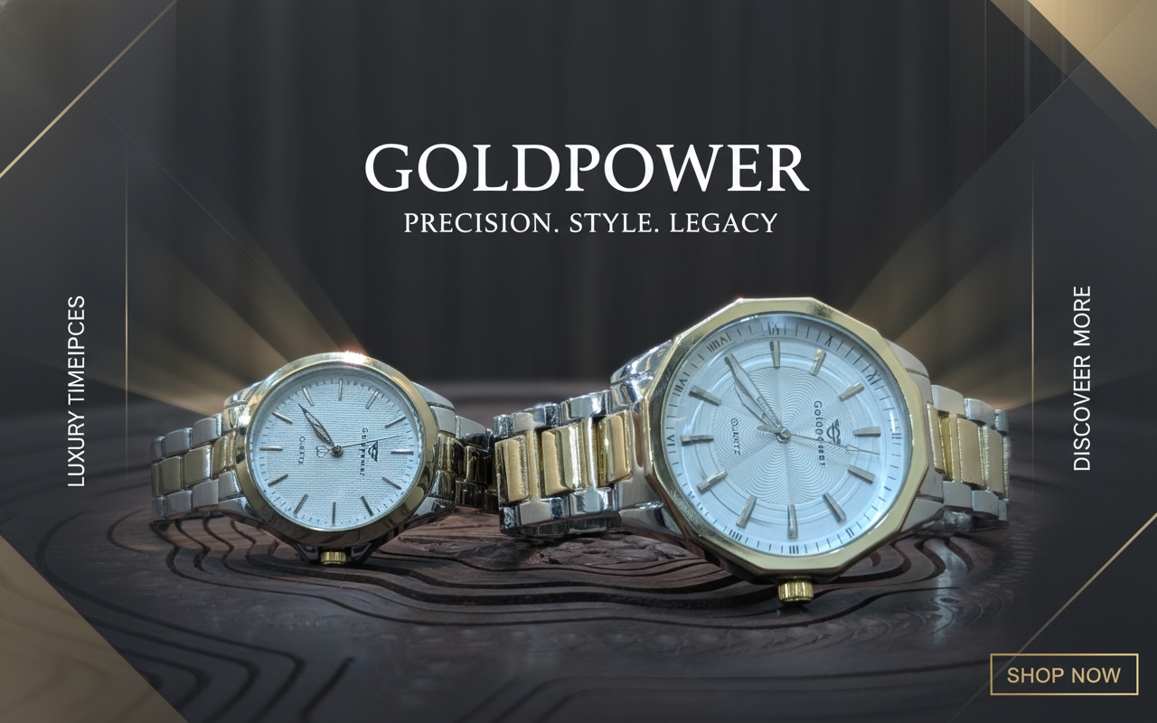 Gold Stellar Love Couple Watches