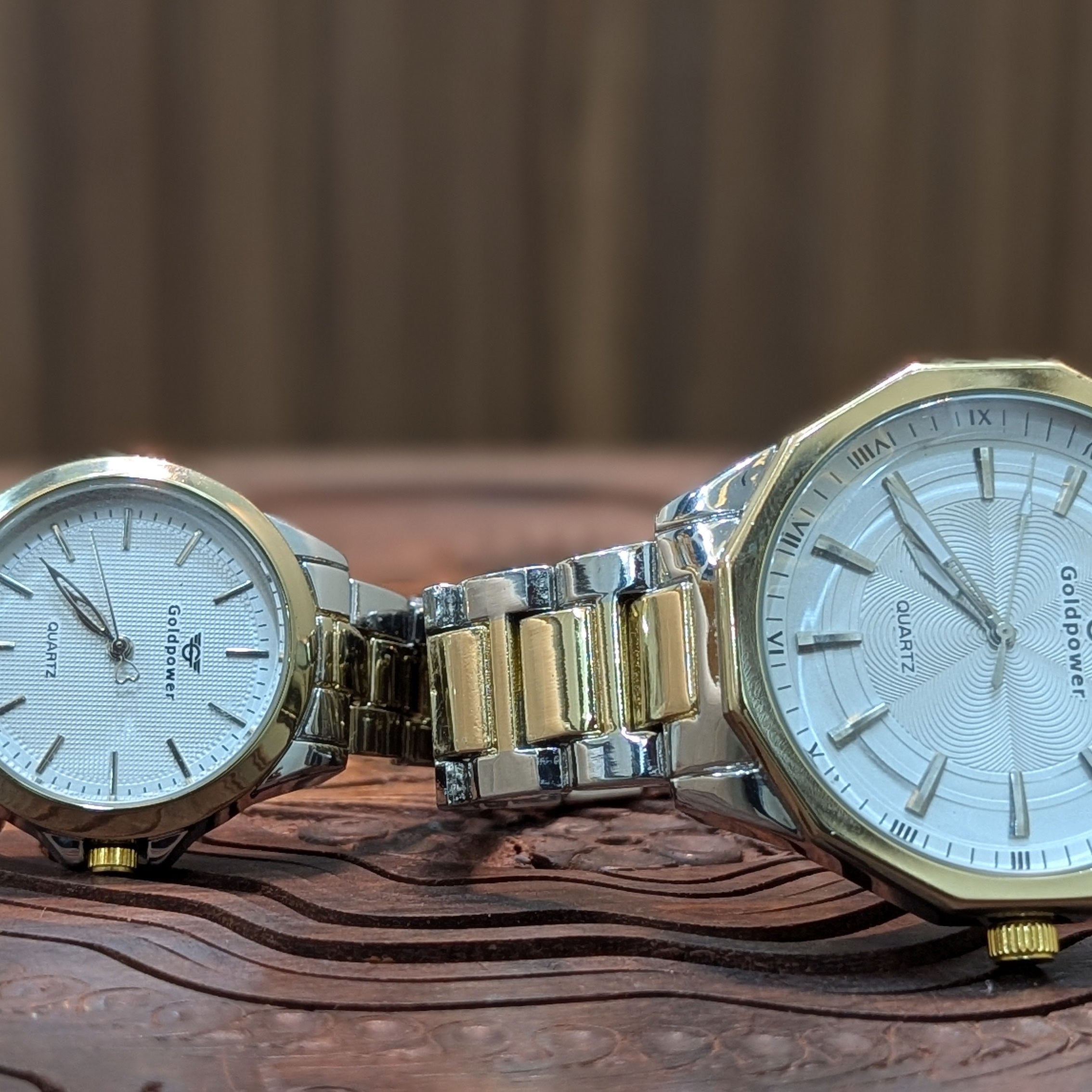 Gold Stellar Love Couple Watches