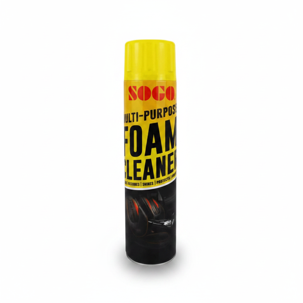 Multi Purpose Foam Cleaner For Cleaning Vinyl and Fabric Upholstery, Floor Mats, Carpets, Leather, and Car Seats