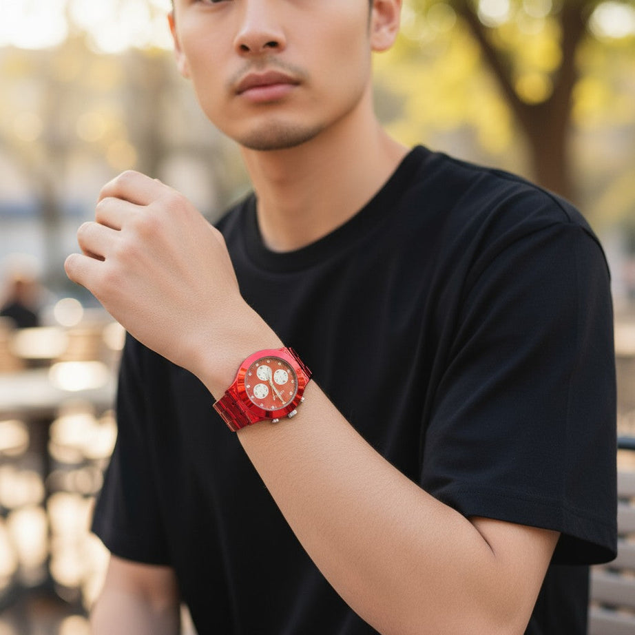 CrystalClear Acrylic Watch – Premium Unisex Edition