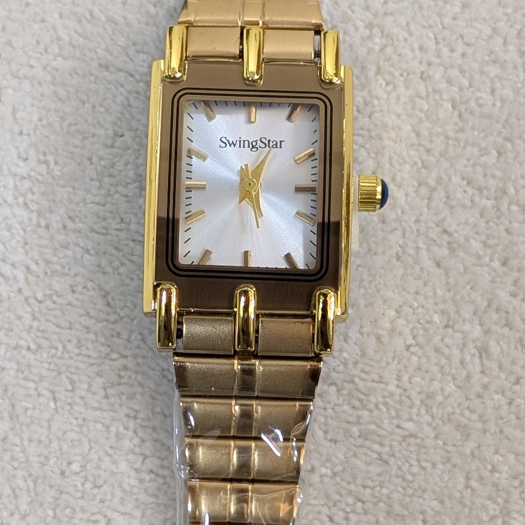 Swingstar Golden & White Dial Women Watch